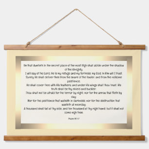 Psalm 91:1-7 hangend wandkleed