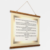 Psalm 91:1-7 hangend wandkleed (Gebogen)