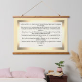 Psalm 91:1-7 hangend wandkleed (Slaapkamer)