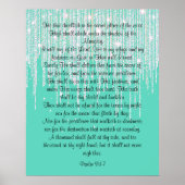 Psalm 91:1-7 poster (Voorkant)