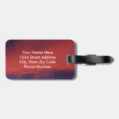 Psalm 91:1 Dwell in de Geheime Plaats, Douane Bagagelabel (Achterkant horizontaal)