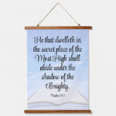 psalm 91:1 hangend wandkleed (Voorkant)