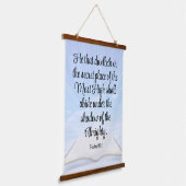 psalm 91:1 hangend wandkleed (Gebogen)