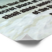 psalm 91:1 poster (Hoek)