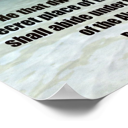 psalm 91:1 poster (Hoek)