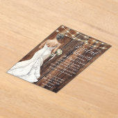 Psalm 91:2 Bridal Shower Invitation Acryl Uitnodigingen (Laagn)