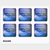 Psalm 91:2 Christelijke Schrift Stickers (Vel)
