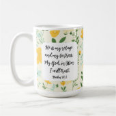 Psalm 91:2 Christian Coffee Mug Koffiemok (Links)