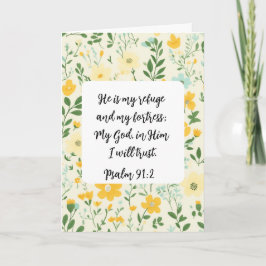 Psalm 91:2 Christian greeting Card Kaart