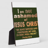 psalm 91:2 fotoplaat (Zijkant)