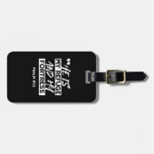 Psalm 91:2 Mijn schuilplaats en mijn vesting Chris Bagagelabel (Voorkant horizontaal)