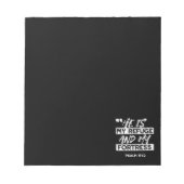 Psalm 91:2 Mijn schuilplaats en mijn vesting Chris Notitieblok (Voorkant)