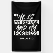 Psalm 91:2 Mijn schuilplaats en mijn vesting Chris Spandoek (Verticaal)