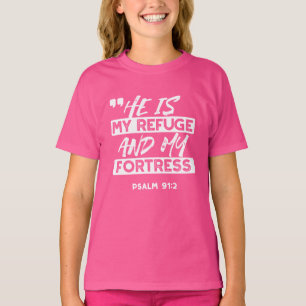 Psalm 91:2 Mijn schuilplaats en mijn vesting Chris T-shirt