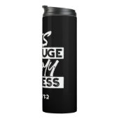 Psalm 91:2 Mijn schuilplaats en mijn vesting Chris Thermosbeker (Geroteerd rechts)