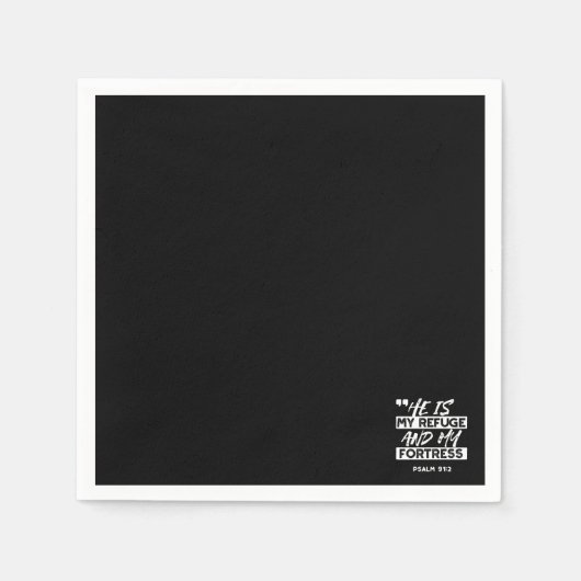 Psalm 91:2 – My Refuge and My Fortress Christian Servet (Voorkant)
