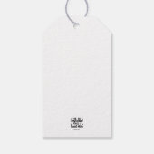 Psalm 91:2 – Trust in God Christian Bible Verse Cadeaulabel (Achterkant)