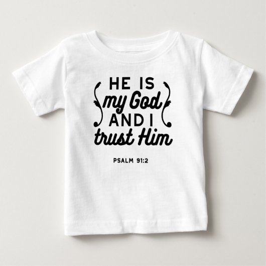 Psalm 91:2 – Vertrouw op God Christelijke Bijbelve (Voorkant)