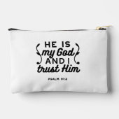 Psalm 91:2 – Vertrouw op God Christelijke Bijbelve Etui (Achterkant)