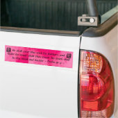 Psalm 91:4 bumpersticker (Op Truck)