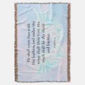 psalm 91:4 deken (Voorkant Verticaal)