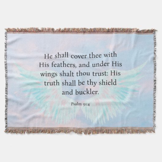 psalm 91:4 deken (Voorkant)
