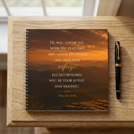 Psalm 91:4 Engelen Vleugels Christelijk Notitieboek