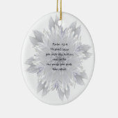 Psalm 91:4 - Gods bescherming Keramisch Ornament (Rechts)