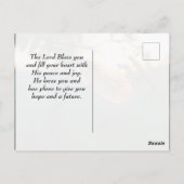 Psalm 91:4 Hij zal je bedekken met zijn vaders Briefkaart (Achterkant)