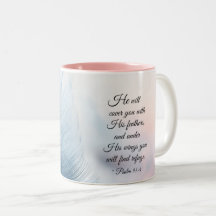 Psalm 91:4 Hij zal je bedekken met zijn vaders