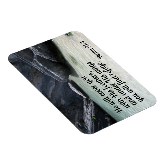 Psalm 91:4 Hij zal je bedekken met zijn veren Magneet (Rechterzijde)
