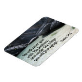 Psalm 91:4 Hij zal je bedekken met zijn veren Magneet (Linkerzijde)