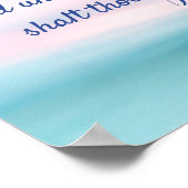 Psalm 91:4 King James Bible Poster (Hoek)