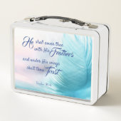 Psalm 91:4 King James Lunch Box (Achterkant)