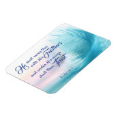 Psalm 91:4 King James Magnet Magneet (Linkerzijde)