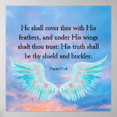 psalm 91:4 poster (Voorkant)