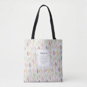 Psalm 91:4-script tote bag (Voorkant)