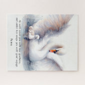 Psalm 91:4 Wings Gods beschermings Bijbelscriptie Legpuzzel (Horizontaal)