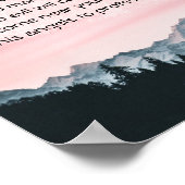 Psalm 91:9-11 Als u de LORD uw toevlucht maakt Poster (Hoek)