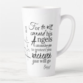 Psalm 91 Angel Protection Christelijke scripts Latte Mok