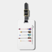 Psalm 91 Arrow Bagagelabel (Voorkant verticaal)