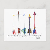Psalm 91 Arrow Briefkaart (Voorkant)