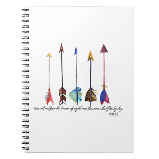 Psalm 91 Arrow Notitieboek (Voorkant)
