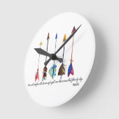 Psalm 91 Arrow Ronde Klok (Hoek)