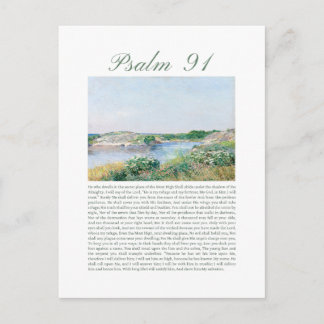 Psalm 91  Bible Verse postcard Briefkaart