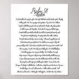 Psalm 91 Bijbel Decoratie Veer Christelijke Kunst