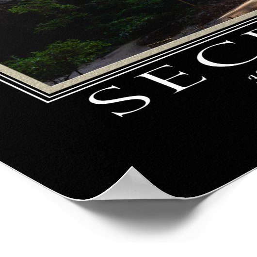 Psalm 91 Bijbel Verse Engels Inspirerend Poster (Hoek)