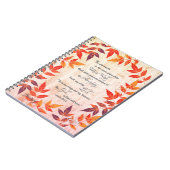 Psalm 91 Bijbel Verse Personalized Prayer Journal Notitieboek (Linkerzijde)