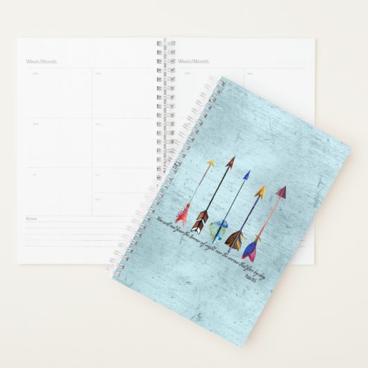 Psalm 91 Boho Arrows Planner (Display)