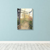 Psalm 91 Bos Foto Christelijke Bijbel Verse Wall Canvas Afdruk (Insitu (Houten vloer))